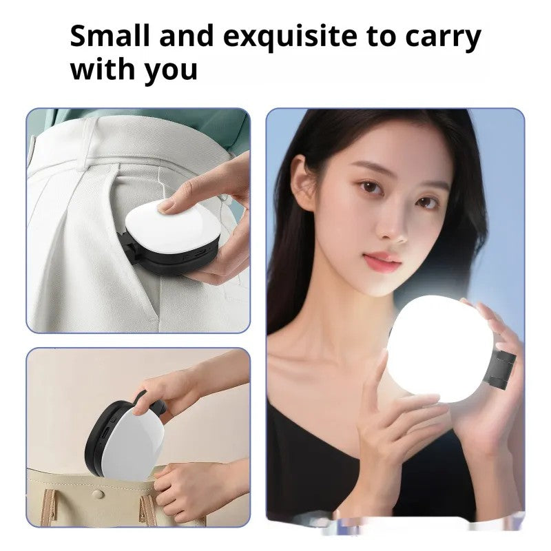 Glowsnap™ Magnetic Selfie Light with Mirror